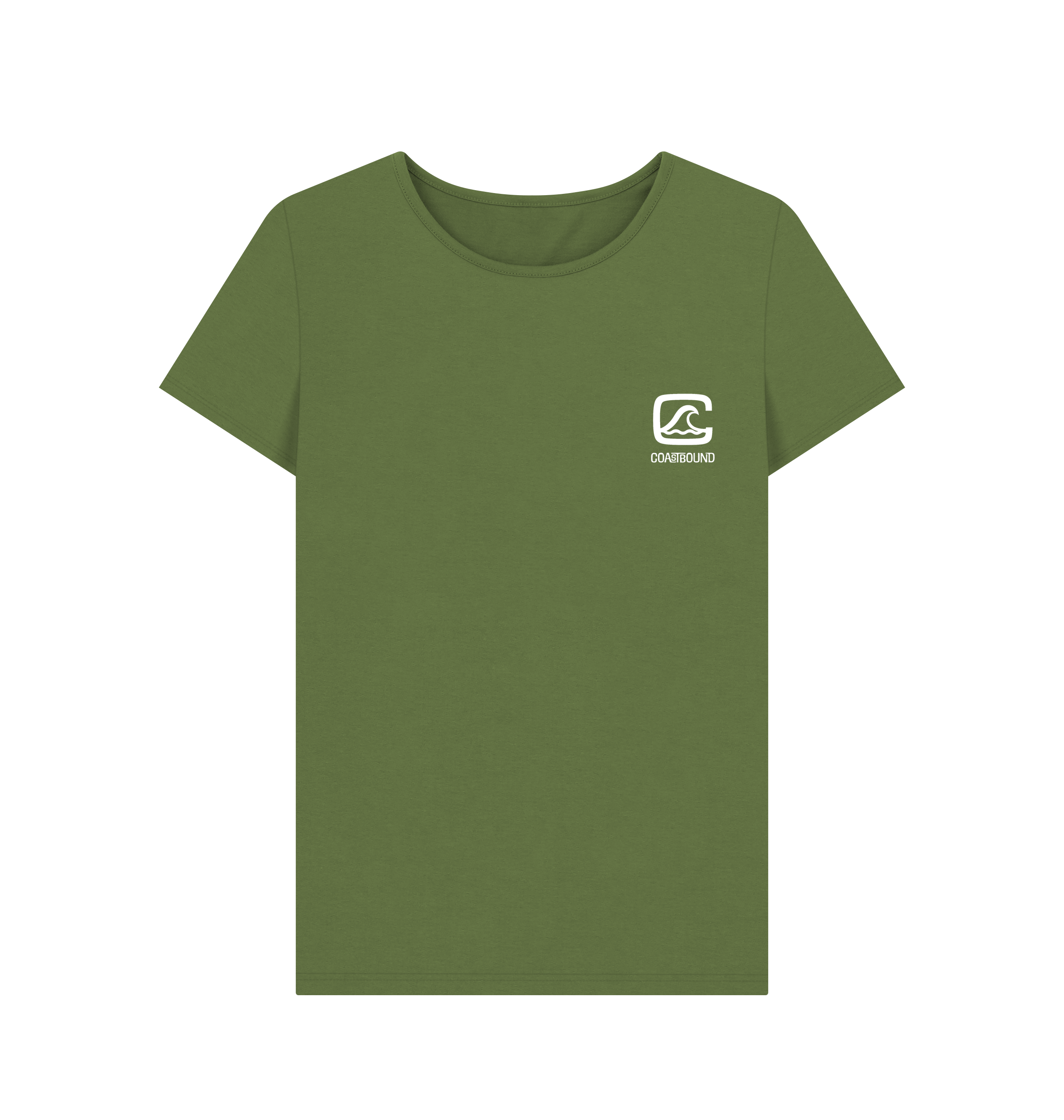 Khaki Printed T-shirt Front