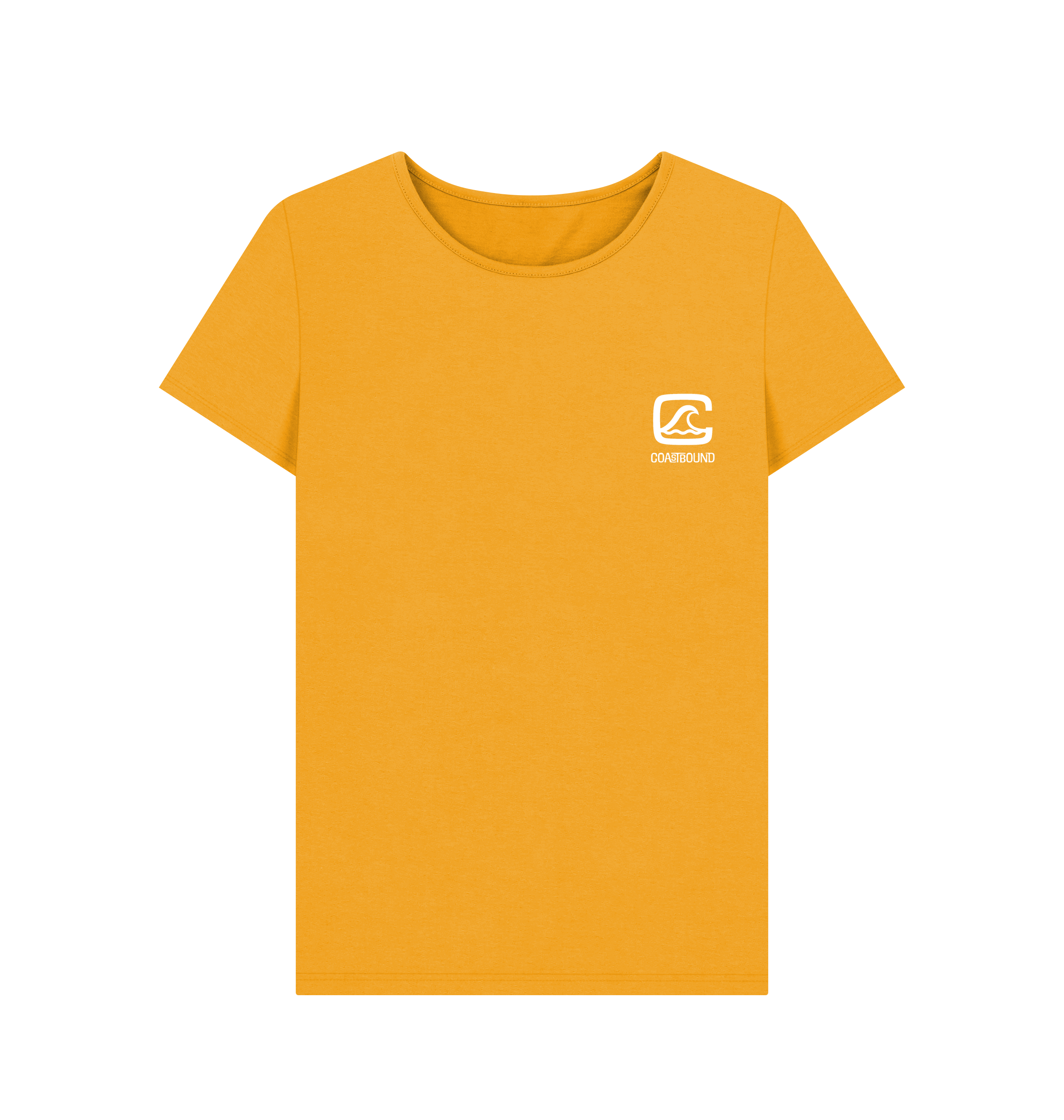 Mustard Printed T-shirt Front