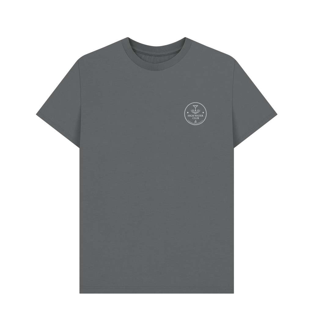 Slate Grey Printed T-shirt Front