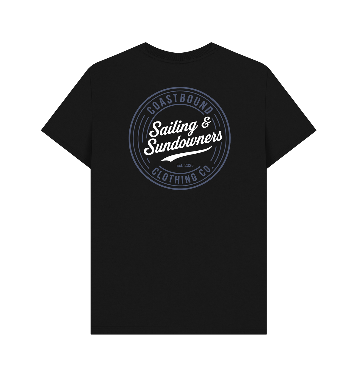 Black Printed T-shirt Back
