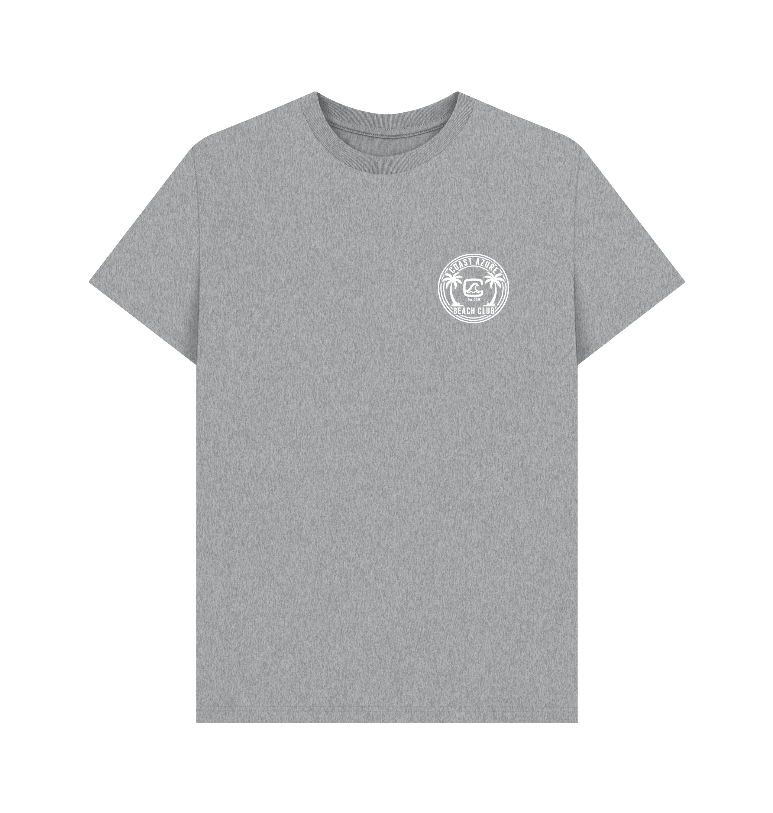 Athletic Grey Printed T-shirt Front