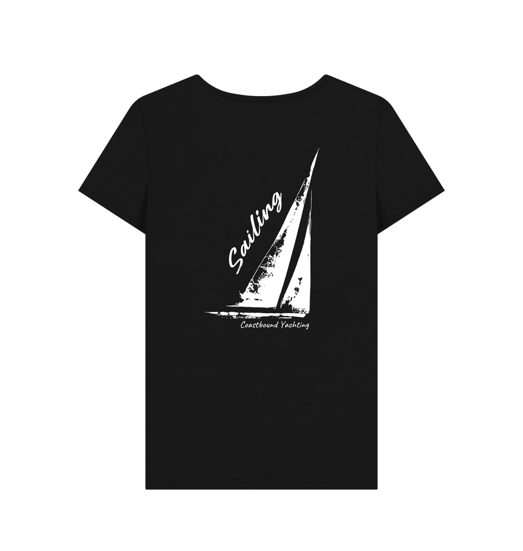 Black Printed T-shirt Back