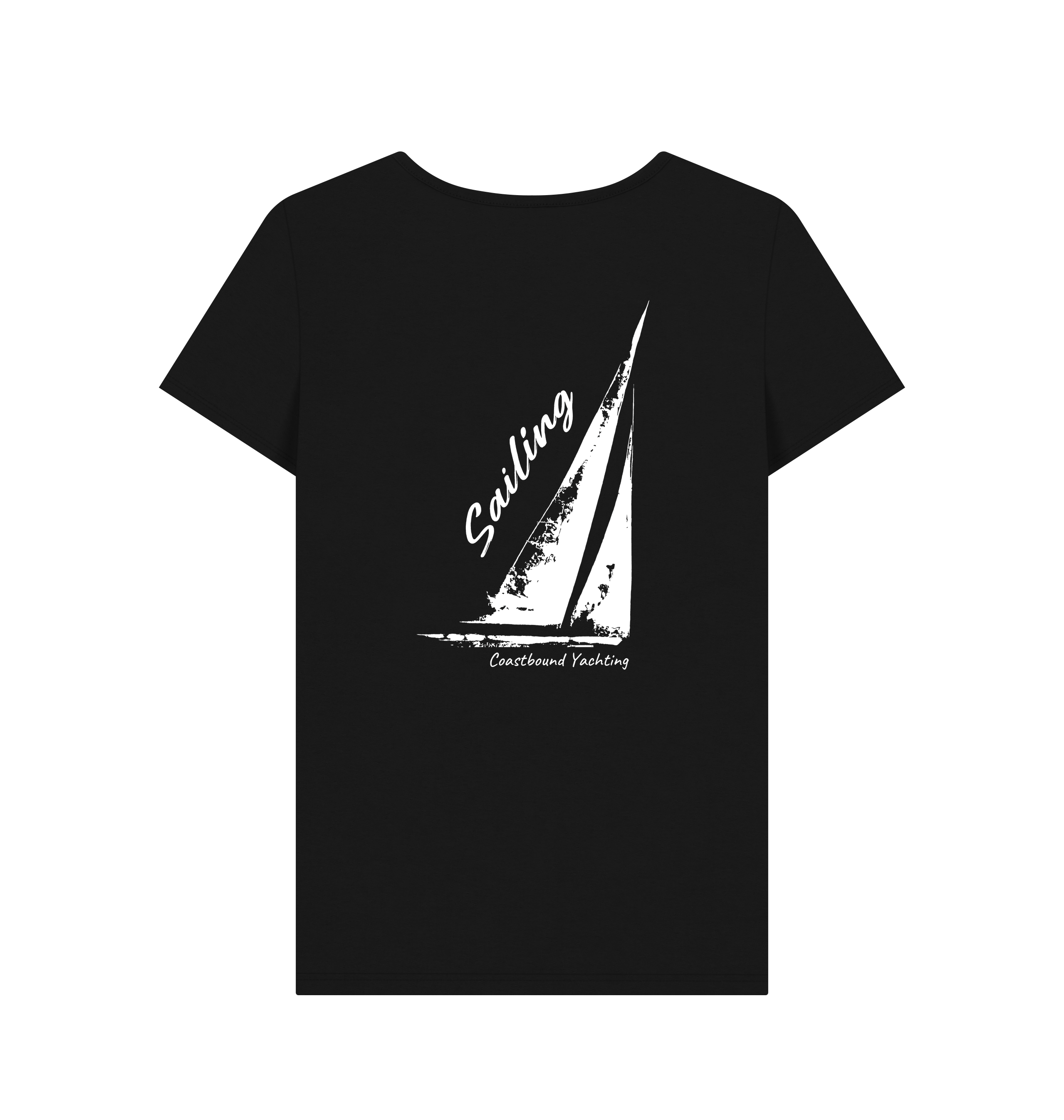 Black Printed T-shirt Back