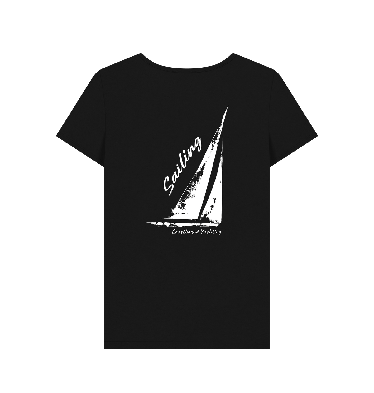 Black Printed T-shirt Back