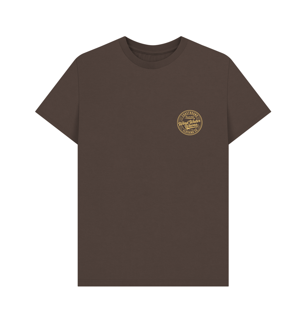 Chocolate Printed T-shirt Front