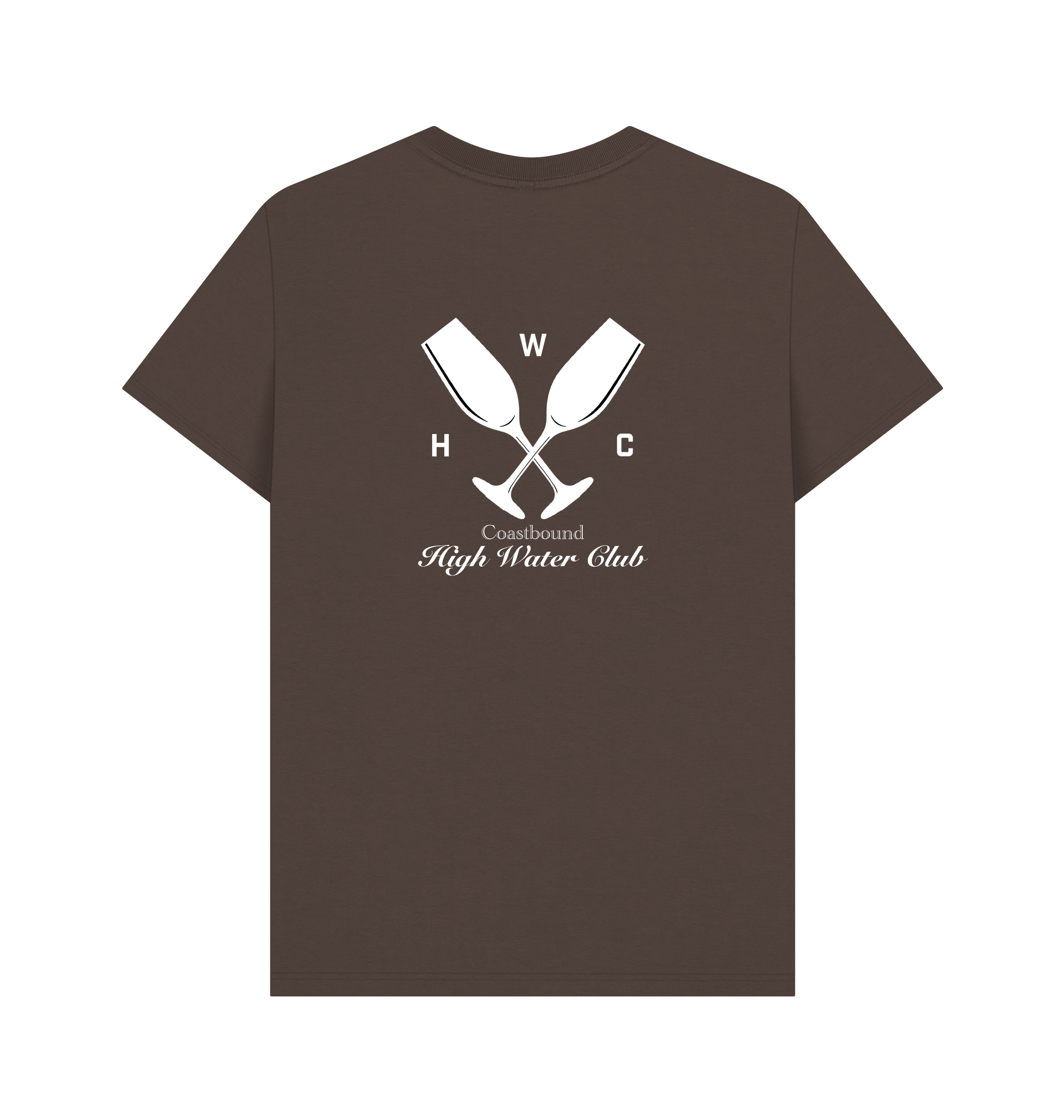 Chocolate Printed T-shirt Back