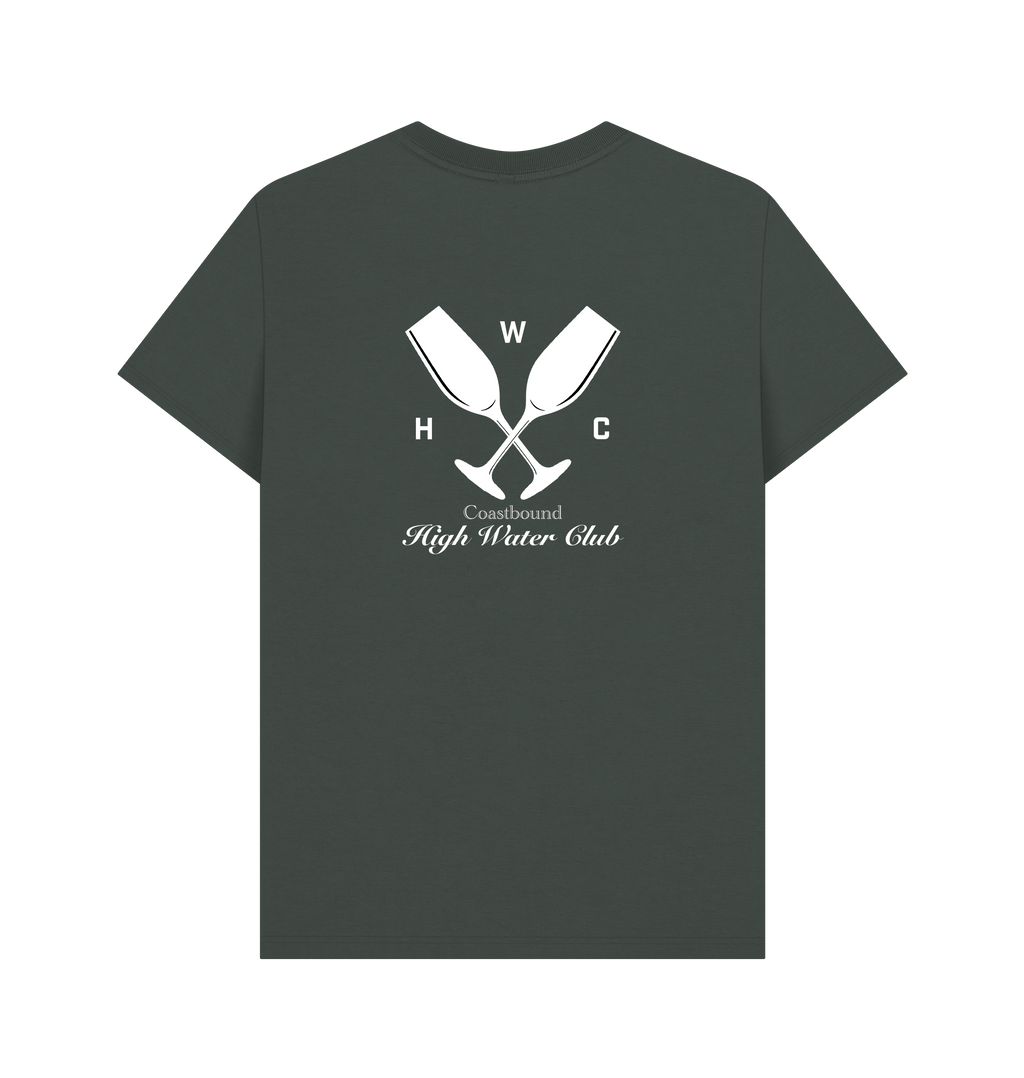 Dark Grey Printed T-shirt Back