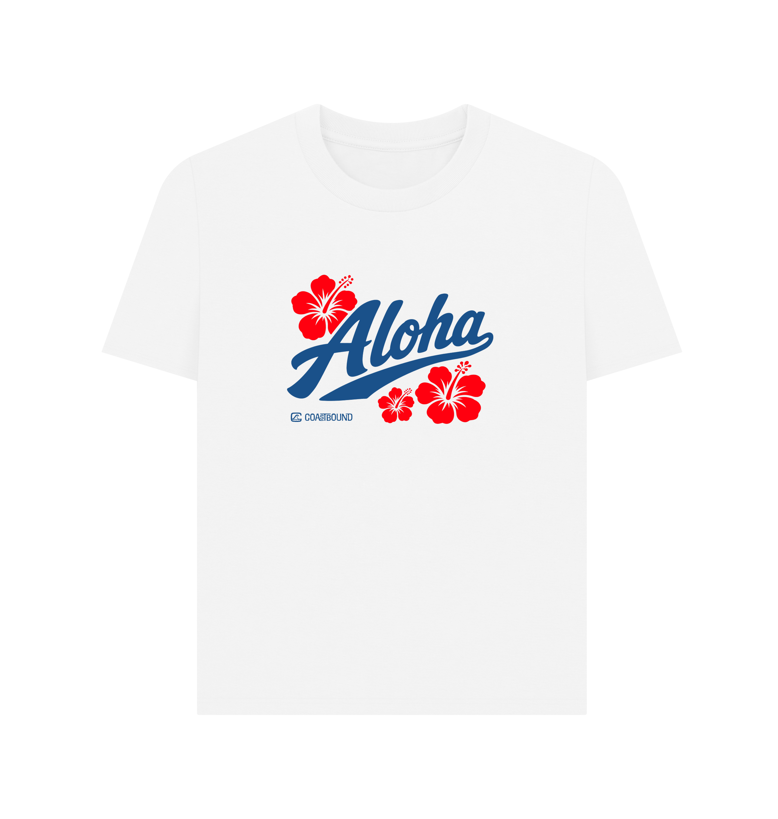 White Printed T-shirt Front