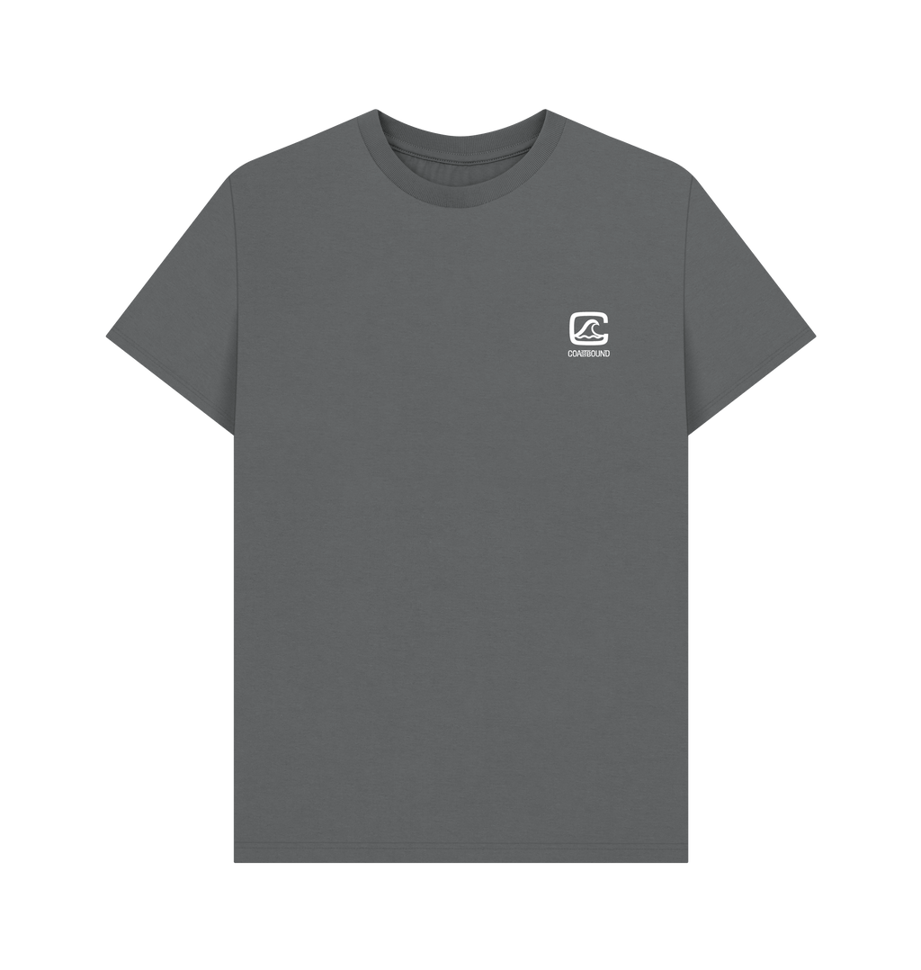 Slate Grey Printed T-shirt Front