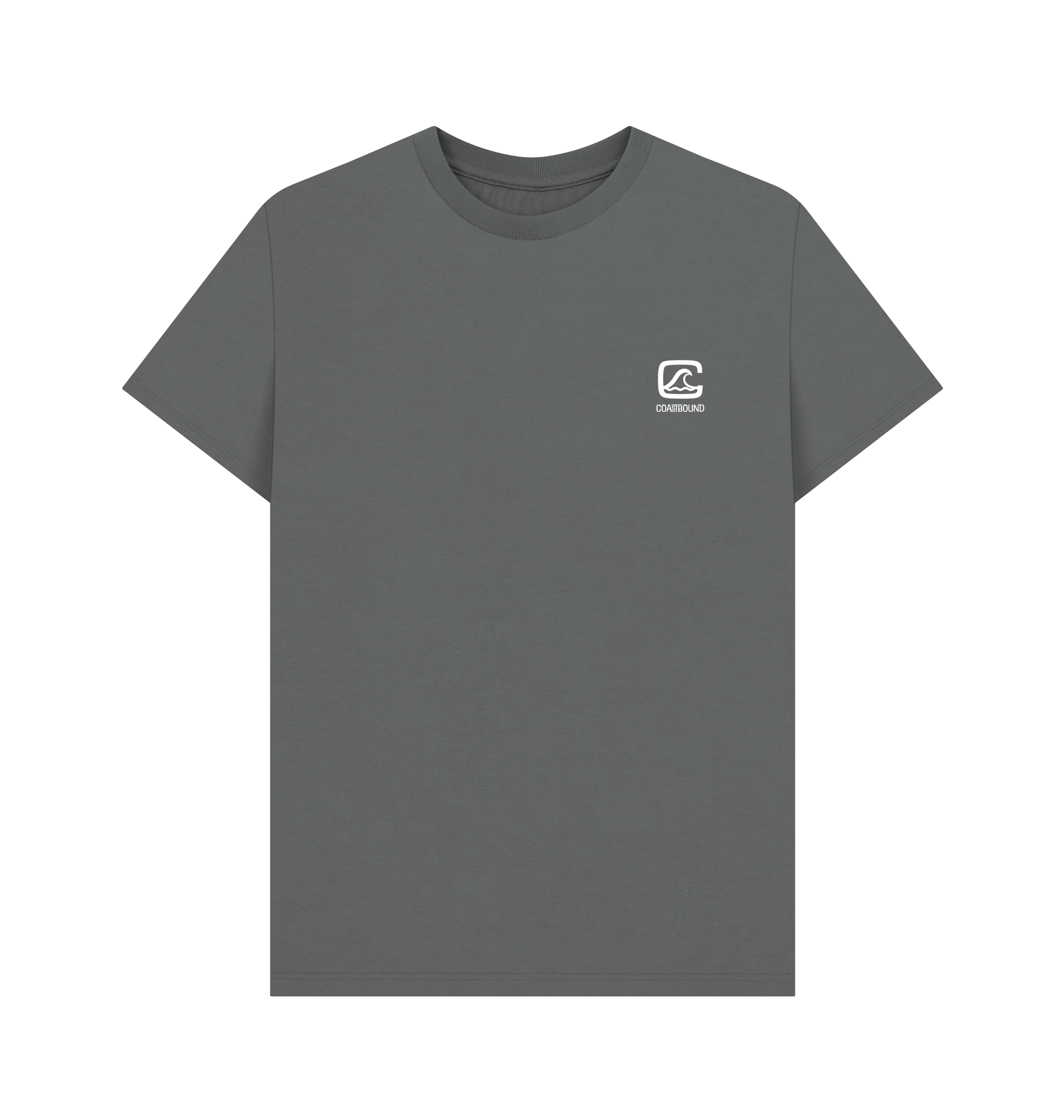 Slate Grey Printed T-shirt Front