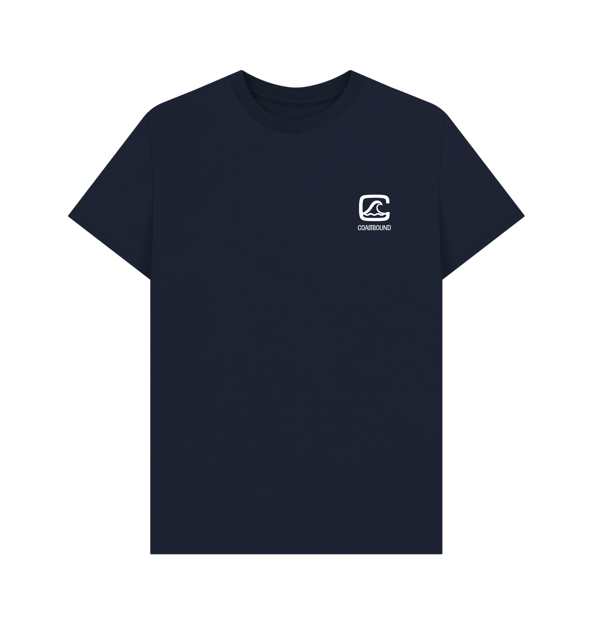 Navy Blue Printed T-shirt Front