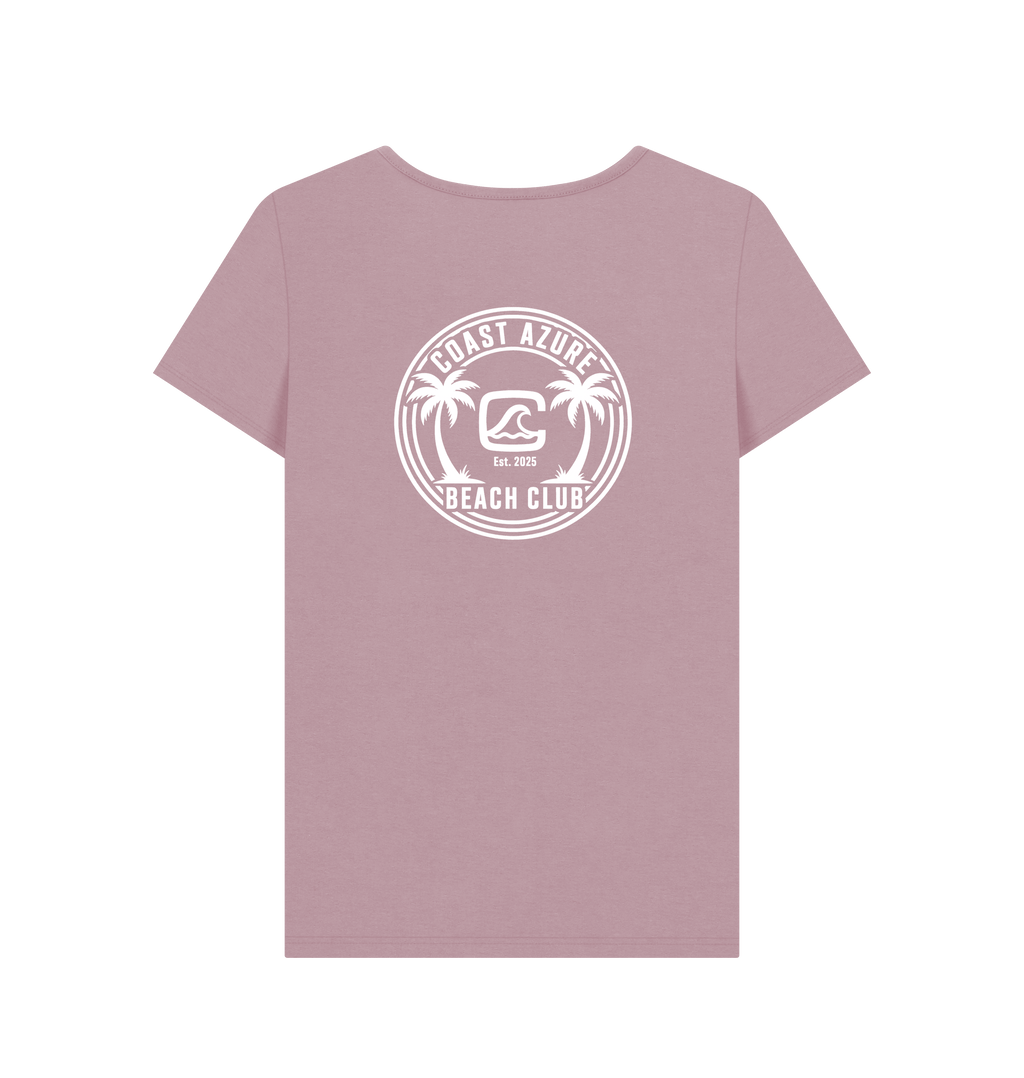 Mauve Printed T-shirt Back