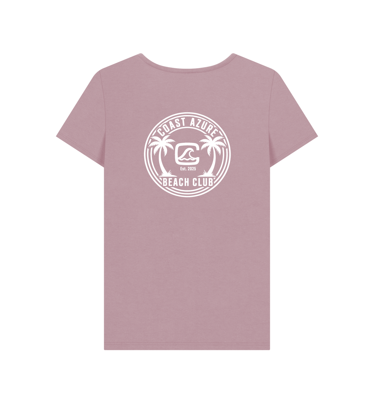 Mauve Printed T-shirt Back