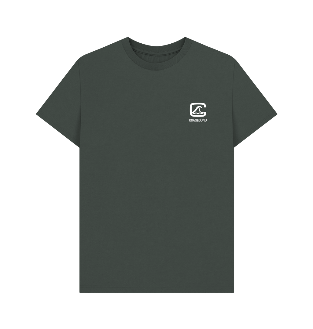 Dark Grey Printed T-shirt Front