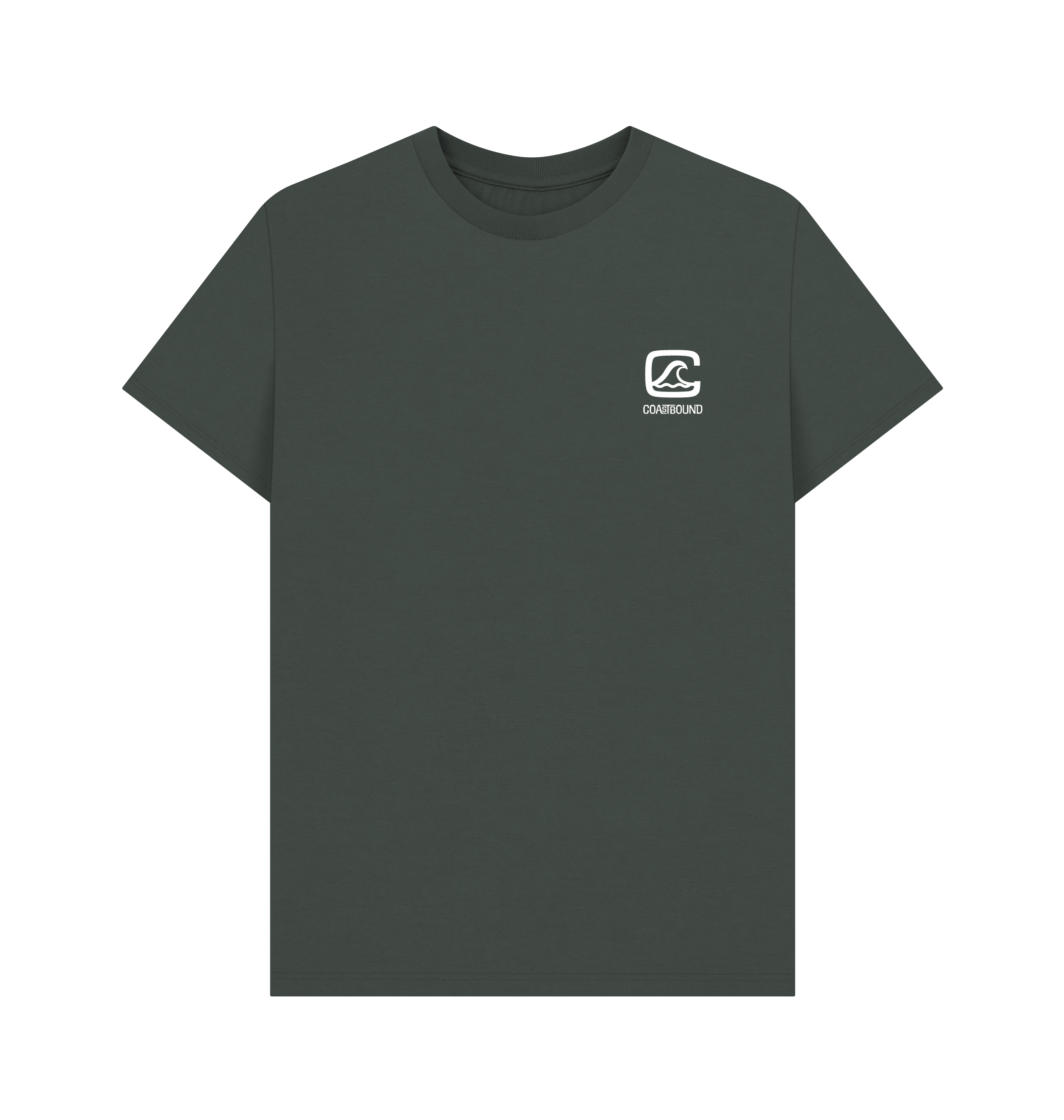 Dark Grey Printed T-shirt Front