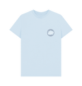 Sky Blue Printed T-shirt Front
