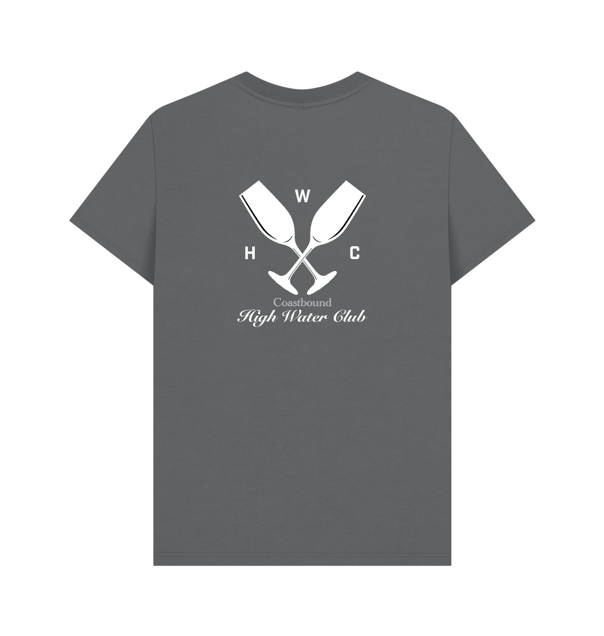 Slate Grey Printed T-shirt Back