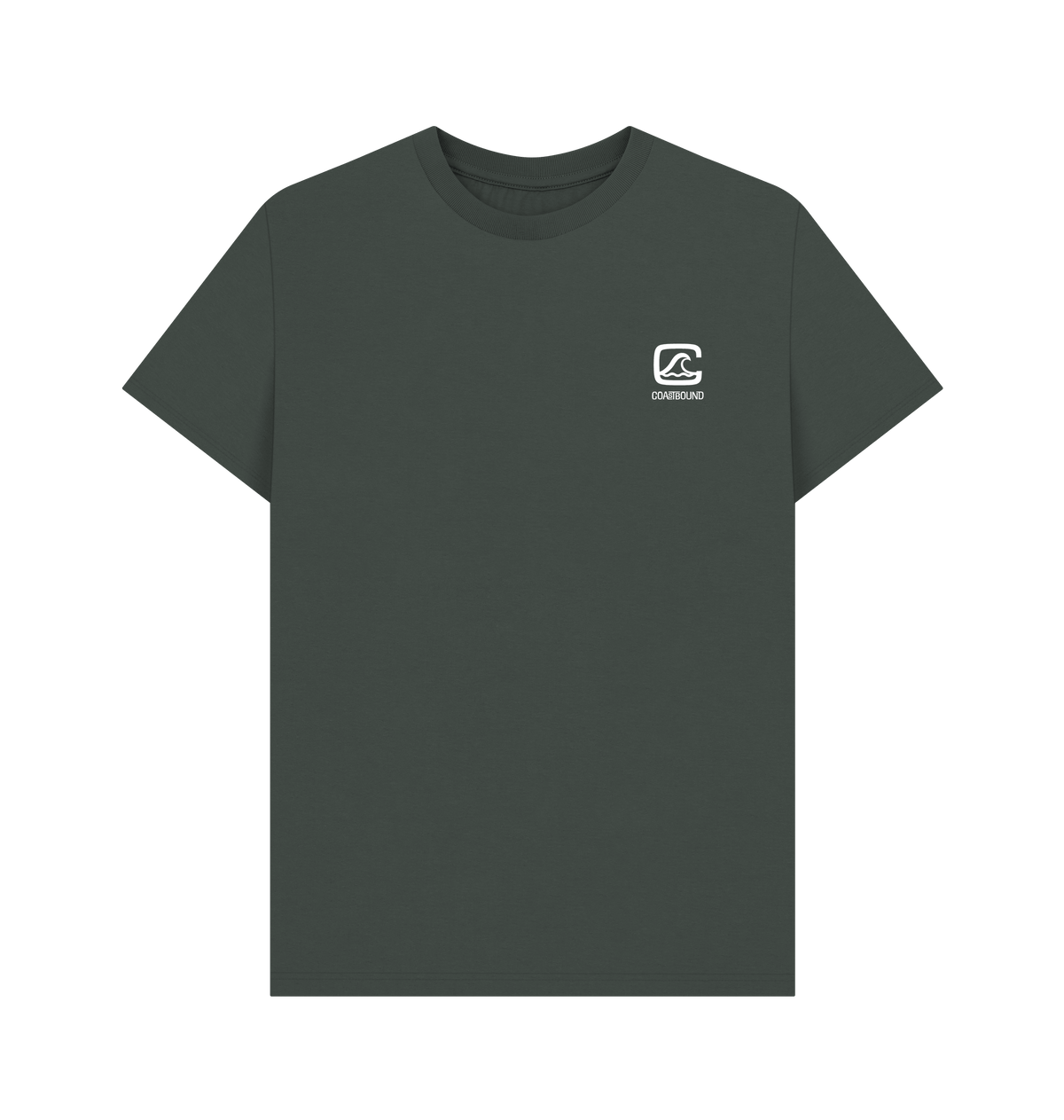 Dark Grey Printed T-shirt Front