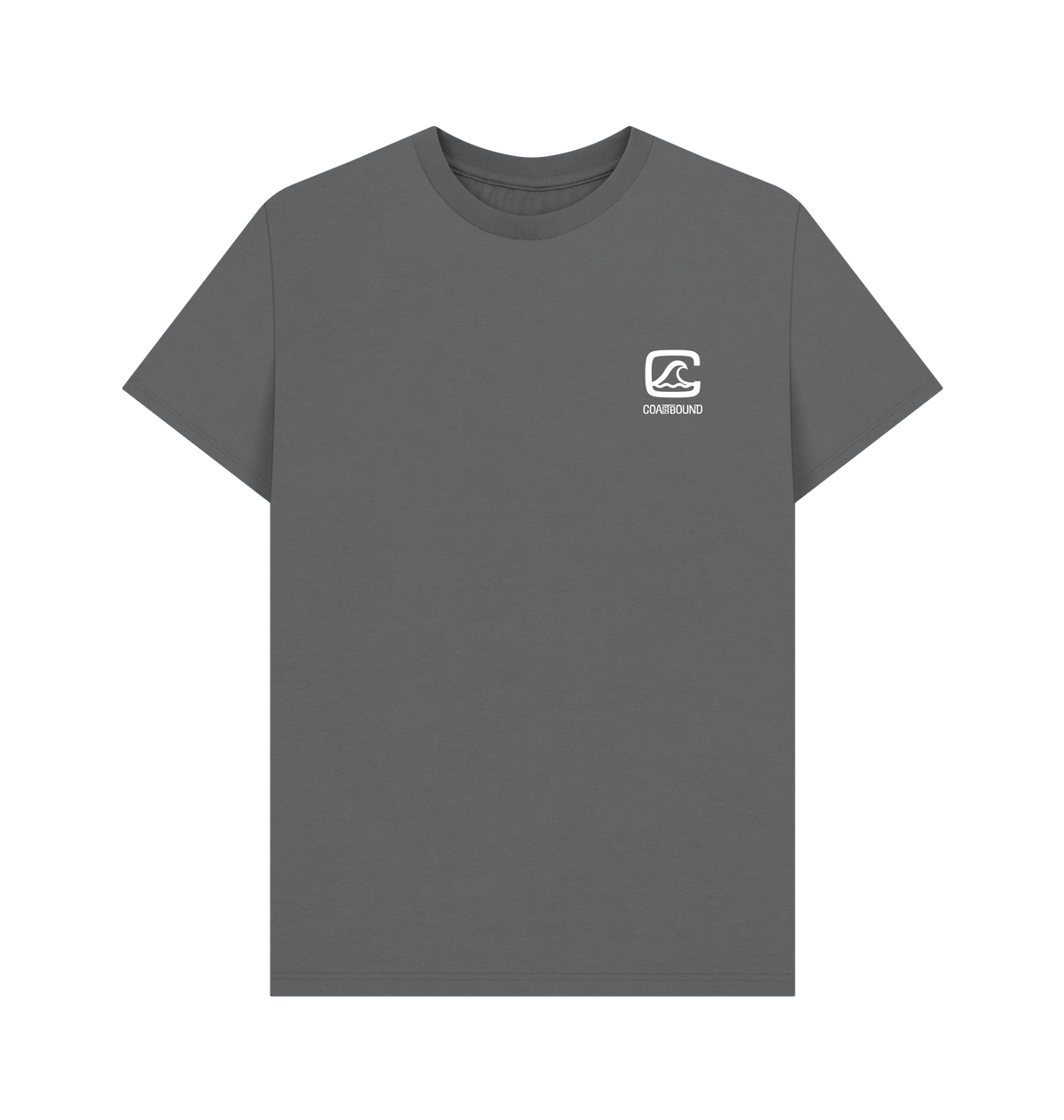 Slate Grey Printed T-shirt Front
