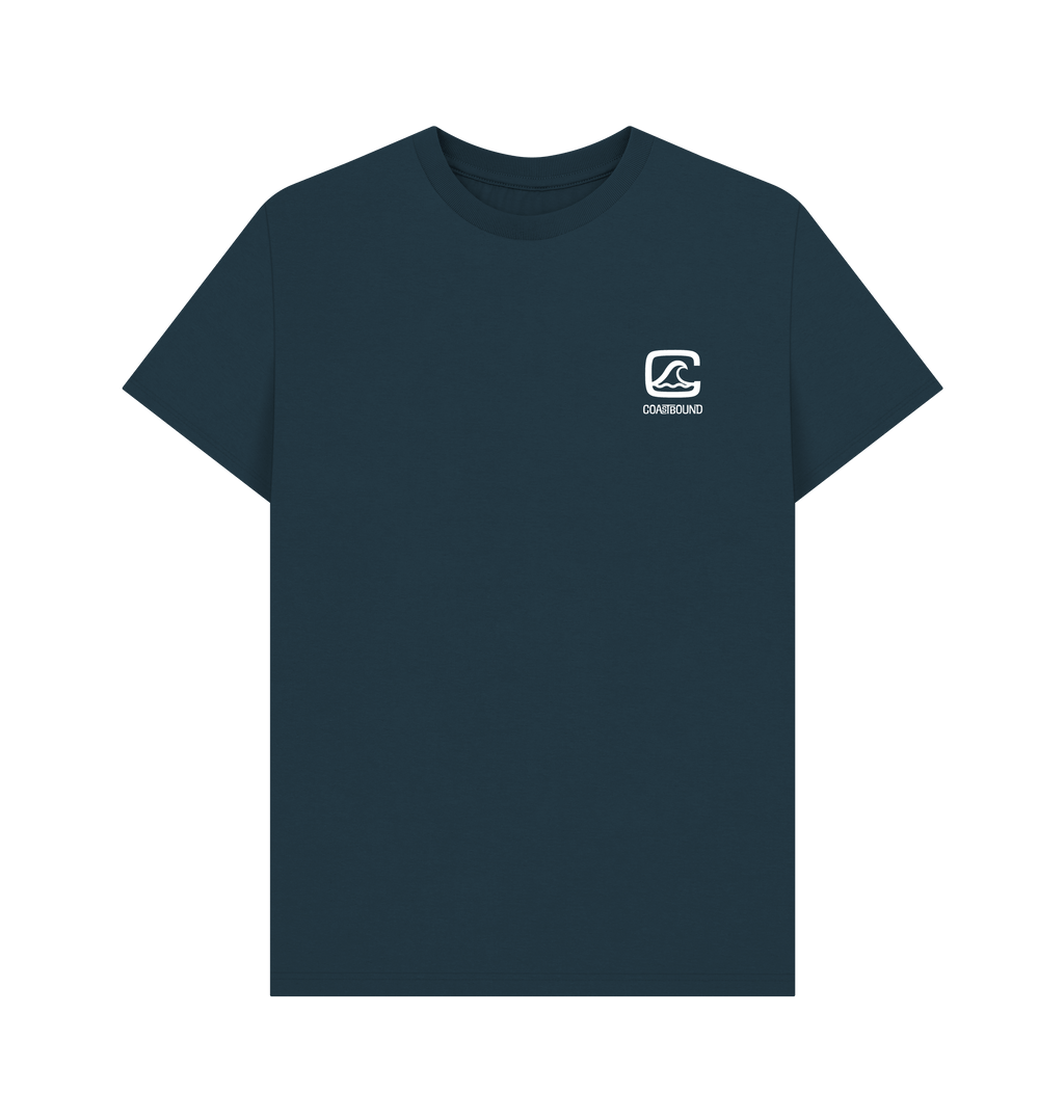 Denim Blue Printed T-shirt Front