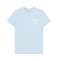 Sky Blue Printed T-shirt Front
