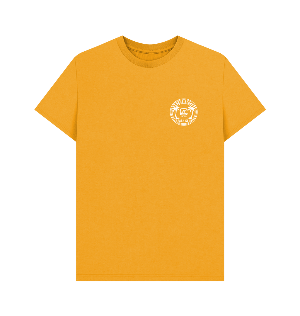 Mustard Printed T-shirt Front