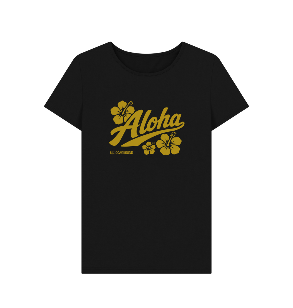 Black Printed T-shirt Front