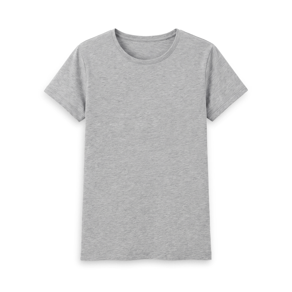 Athletic Grey Printed T-shirt Front