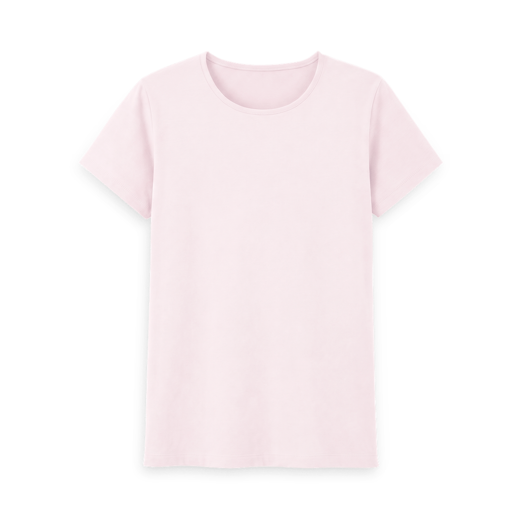 Pink Printed T-shirt Front